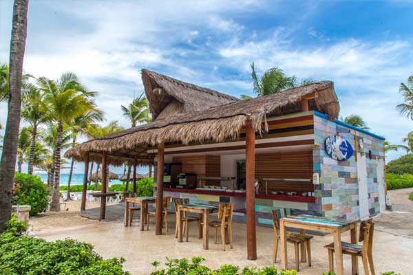 Restaurant -Sandos Playacar Beach Resort & Spa 